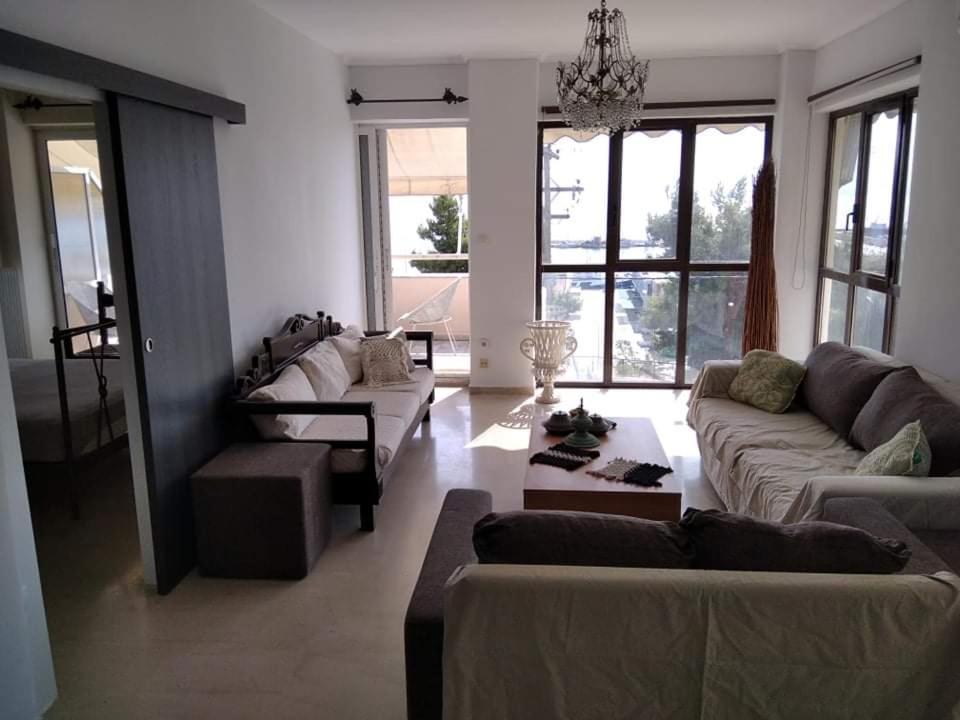 Super View Seafront Apartment Nea Michaniona Exteriör bild